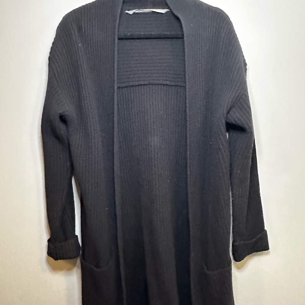 Athleta Charcoal Knit Cardigan